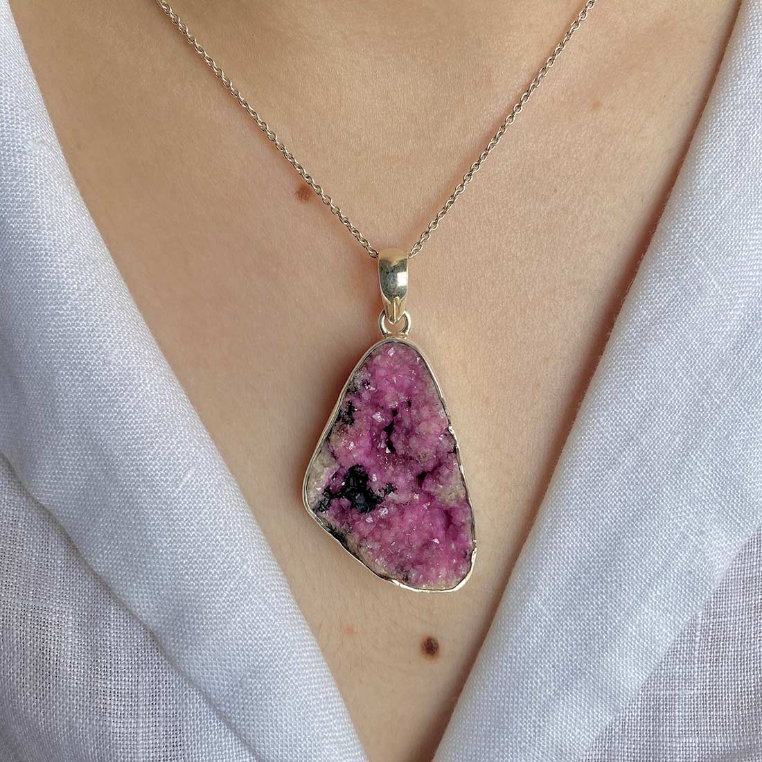 Cobalt Calcite Pendant-(CBC-P-21.)